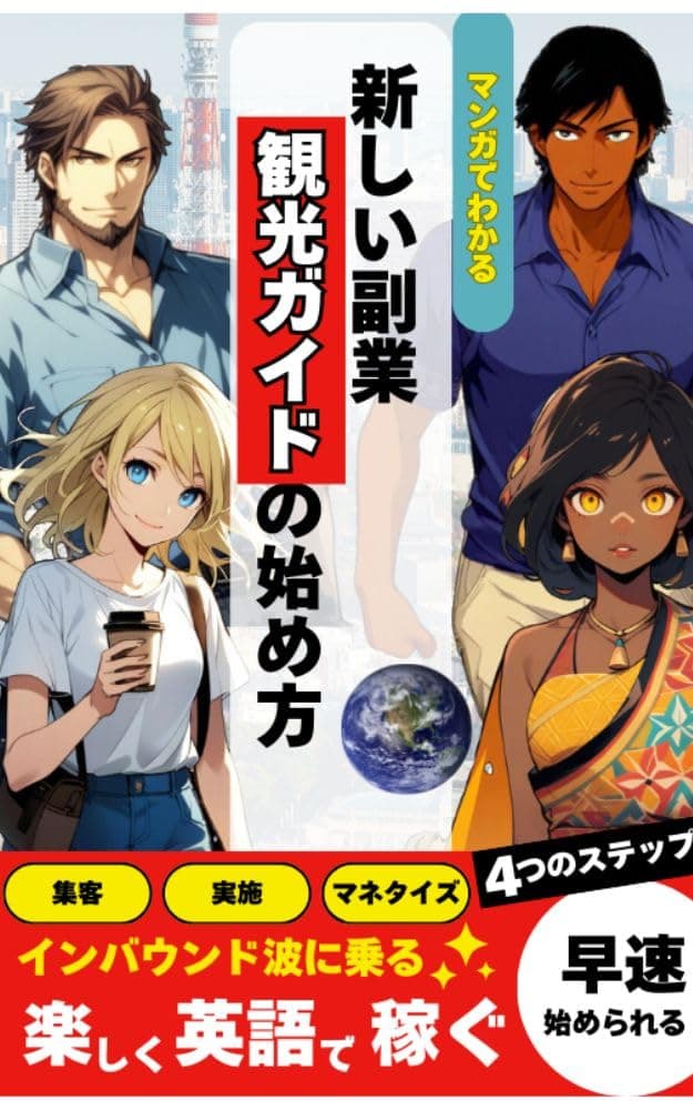 【マンガでわかる】新しい副業 観光ガイド